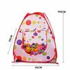 Foldable Ocean Ball Pit Pool with Basket Baby Playpen Children Toy Tent Ball Pool with Basket Outdoor Toys for Children Playpen