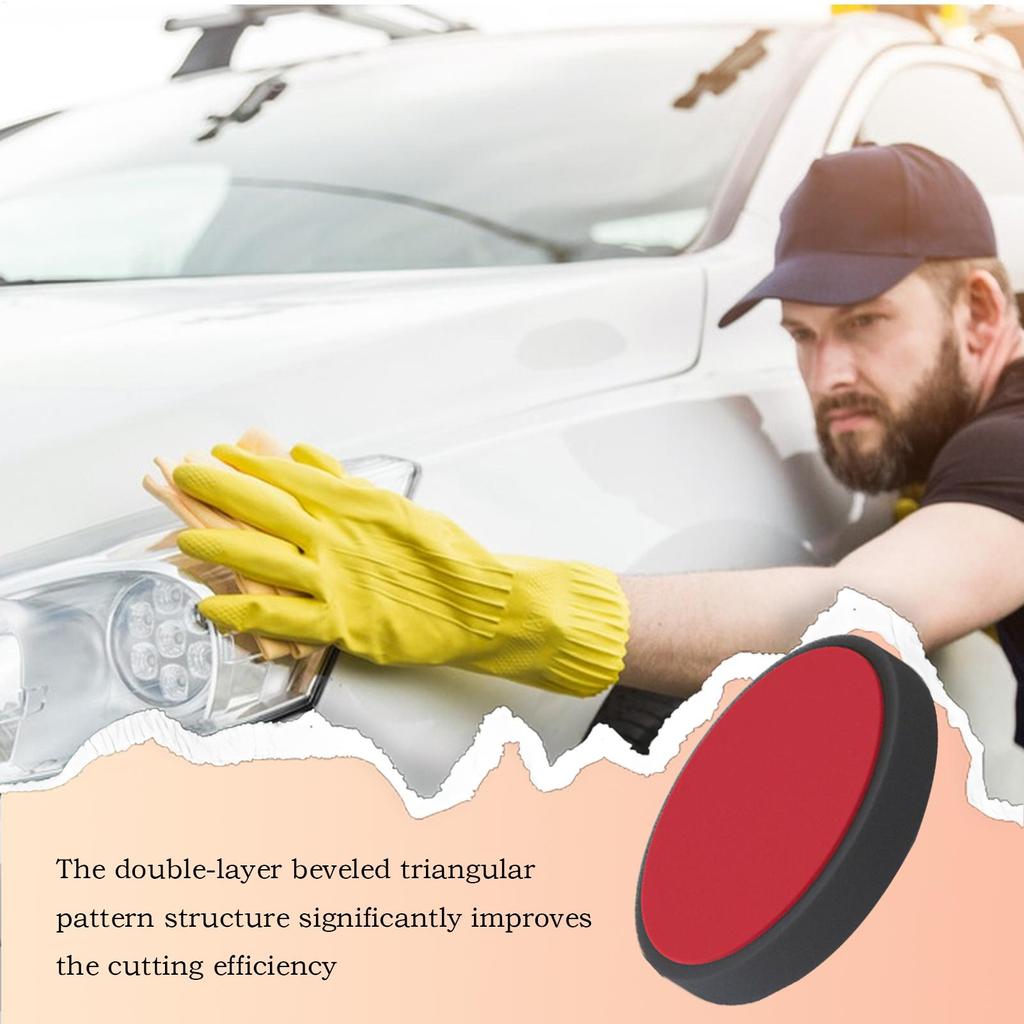 Tire Shine Applicator Pad Professional Foam Pad Automotive Tools Equipment For Interior Exterior Tire Dressing Dashboard