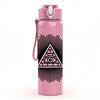 1PC Dark Triangle Eye Symbol 750ml Color Plastic Sports Water Bottle Leakproof Flip Straw Lid Suitable for Sports Office Home Use