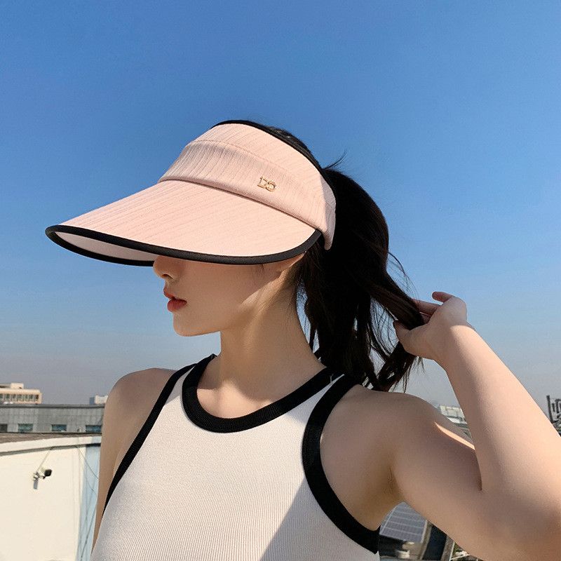 

Sun Protection Hat Women s UV-Proof Sun-Proof Summer Top Broad-Brimmed Hat Empty Face Small Outdoor Full Shading Sun Hat XMZ060 pink All yards