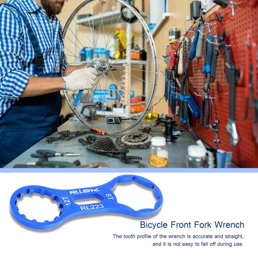 Nástroj klíč na víčko přední vidlice kola Kompatibilní pro XCR XCT XCM RST Hliníková slitina Přední vidlice Demontáž