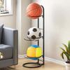 Basketball Storage Rack for Balls Football Storage Basket Shelf Quantity