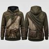 Women Desert Explorer 3D Printed Hoodie Polyester Pullover Outdoor Adventure Cosplay Long Sleeve Casual Sweatshirt Unisex