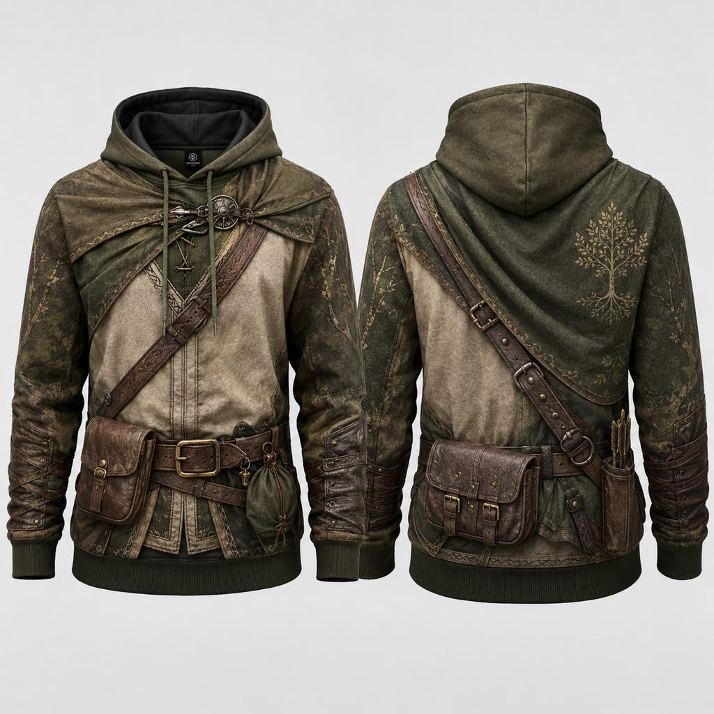 Women Desert Explorer 3D Printed Hoodie Polyester Pullover Outdoor Adventure Cosplay Long Sleeve Casual Sweatshirt Unisex