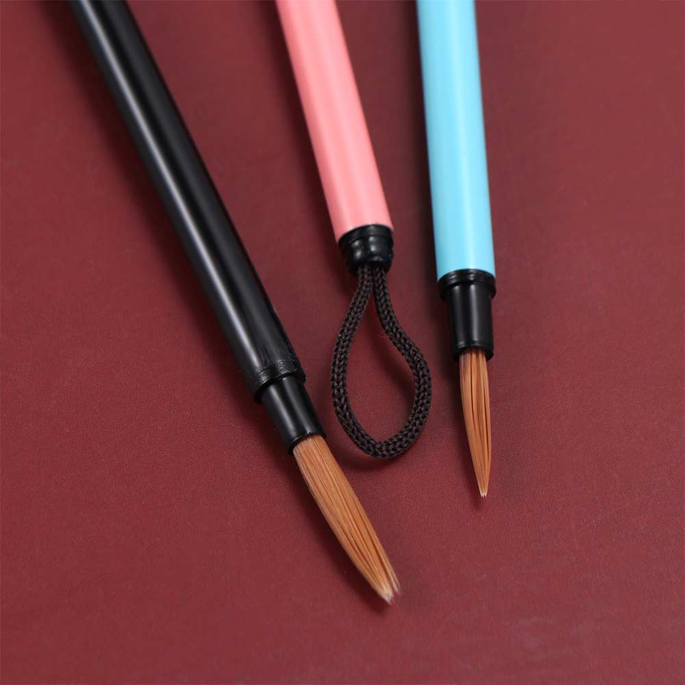 3pcs Slim Detail Paint Brush Pointed Tip Drawing Brush Manicure Tool Hook Line Brush Calligraphy