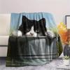 Calico Cat,pattern Flannel Blanket, High quality Comfortable for All Seasons, Home Decor, Warmth and Comfort, Perfect for Gifts.