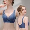 Lightweight Breathable Seamless Lace Bra That Makes Large Breasts Appear Smaller Without Underwire and With Side Boob Support