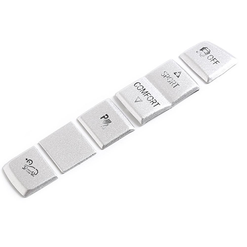 Silver Driving Mode Button Sticker Trim For BMW FOR X5 X6 F15 F16 2014-2018 LHD Button Switch Button Decoration