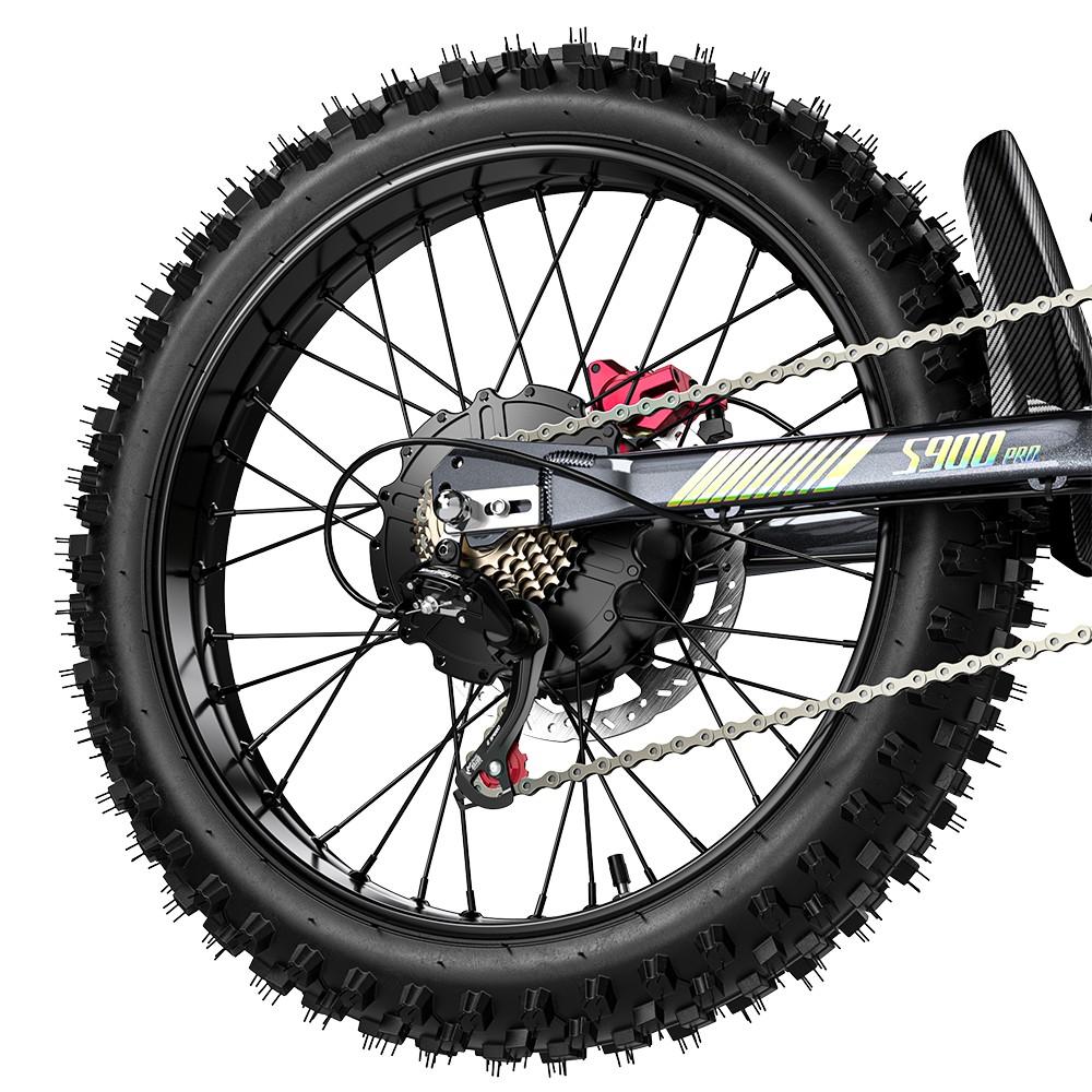 Shengmilo S900 Pro Elektrische Fiets voor Volwassenen 19" Dikke Banden 2100Wh Batterij 65-95km Actieradius 65km/u Max. Snelheid Kleuren LCD Scherm