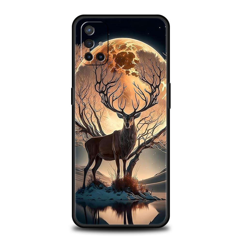Cartoon Animal Deer Phone Case For Oneplus 13R 13 12R 11 10T 10R Nord N100 N200 N10 10 9 9R 9RT CE 3 2 Z Pro 5G Soft TPU Cover