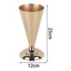 Stunning Luxury Flower Vase Iron Trumpet Ornament Centerpiece Decorative Vases for Wedding Table Decor Anniversary Arrangement