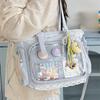 DIY Lace Itabag Large Capacity Tote Bag Y2k Anime Shoulder Bag  Parties