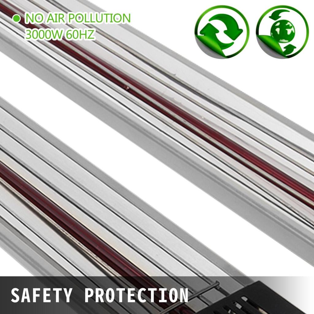 Infrarot-Heiz-Sprühkabinenlampe zum Lackieren, 2 Sets, 3000 W