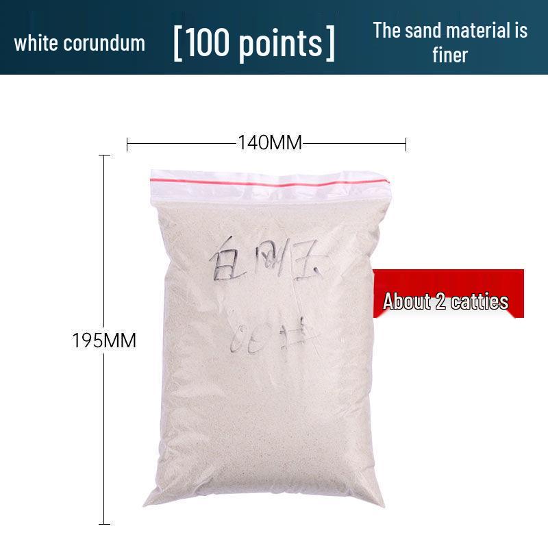 Sandblasting Machine with Brown/White Corundum, Glass Beads, and Emery for Abrasive Sand Use