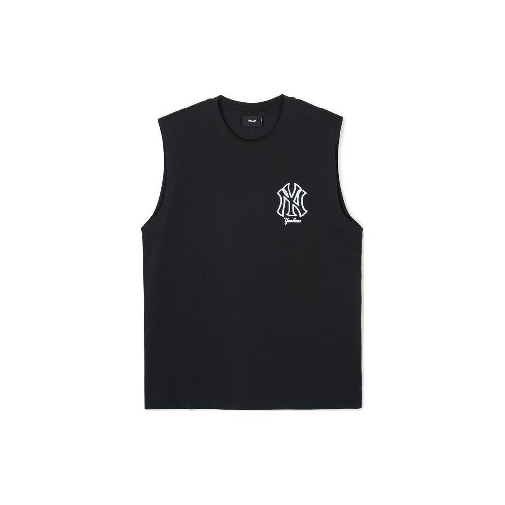New MLB SS24 Tank Tops Unisex Black 3ATKB0343-50BKS