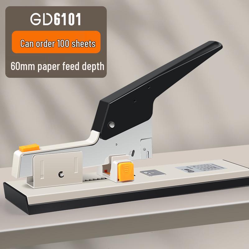 Good 6101 Extra Large Heavy Duty 100-Page Office Stapler - Thickened Layer, Labor-Saving Design