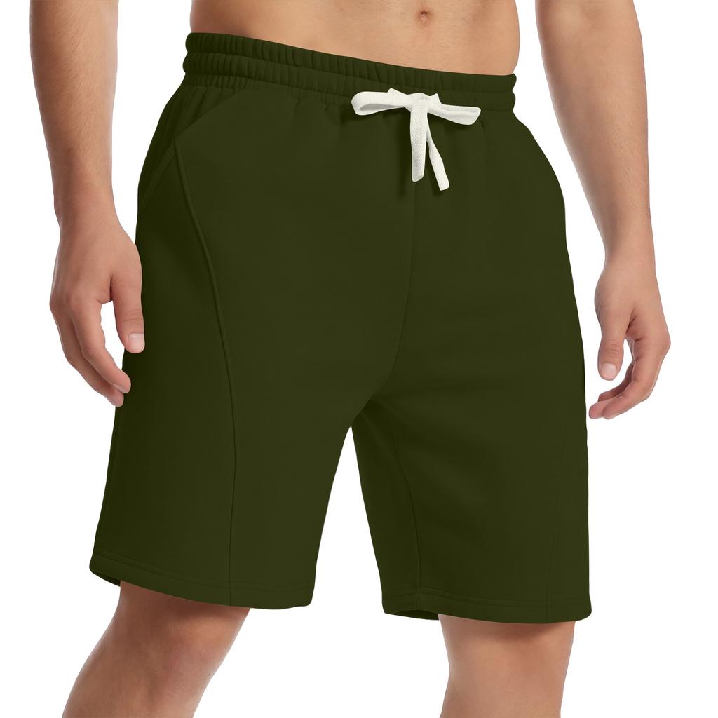 Men's Casual Athletic Shorts Elastic Waistband Drawstring Pockets Lightweight Comfortable Fit Gym Running Workout Sportswear
