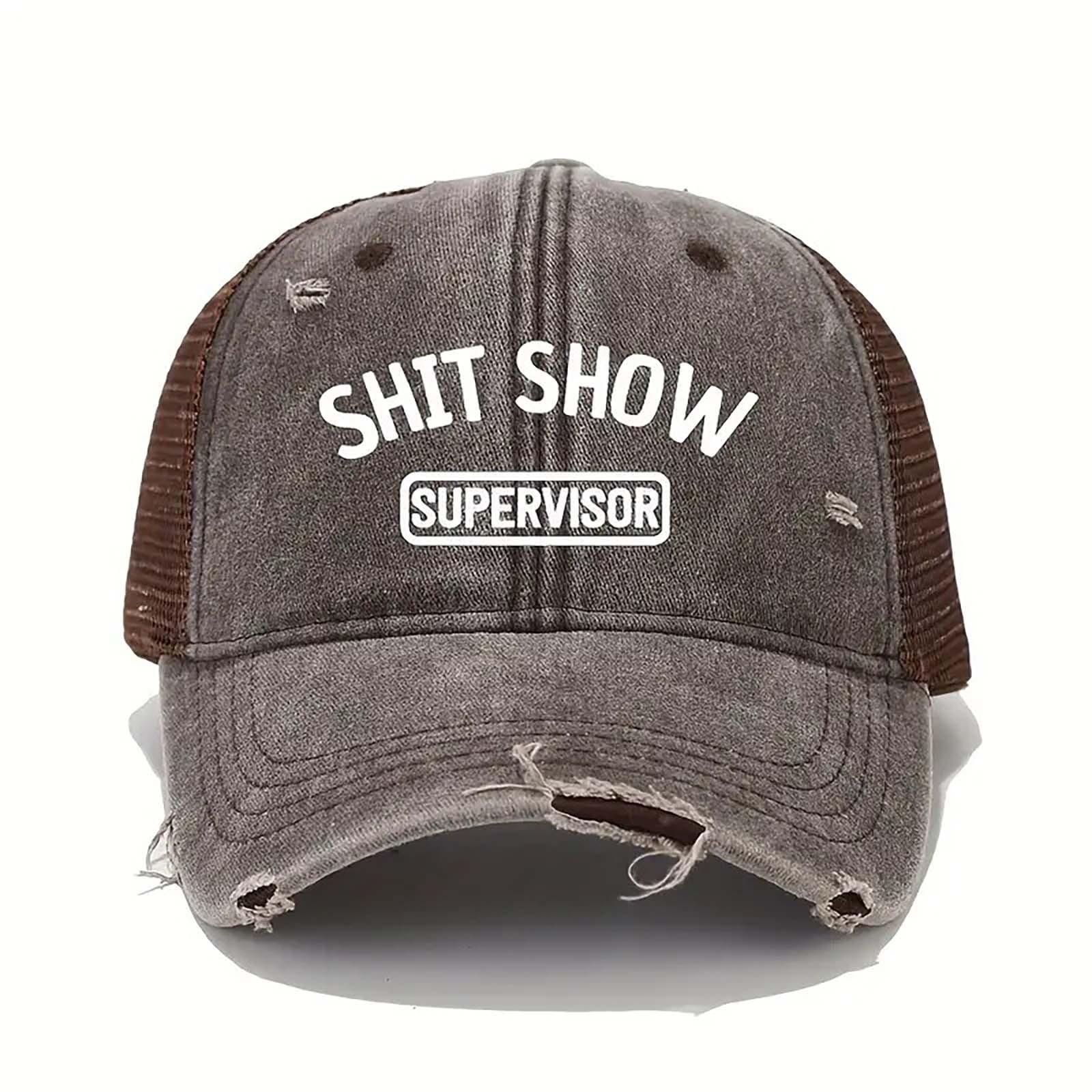 

Изношенные, постиранные и свежие бейсболки, универсальные американские солнцезащитные кепки в стиле ретро One Size кофейный