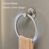 Save Space Towel Ring Hangers Wall Mounted Hand Towel Ring Modern Punch Free Towel Ring  Bathroom