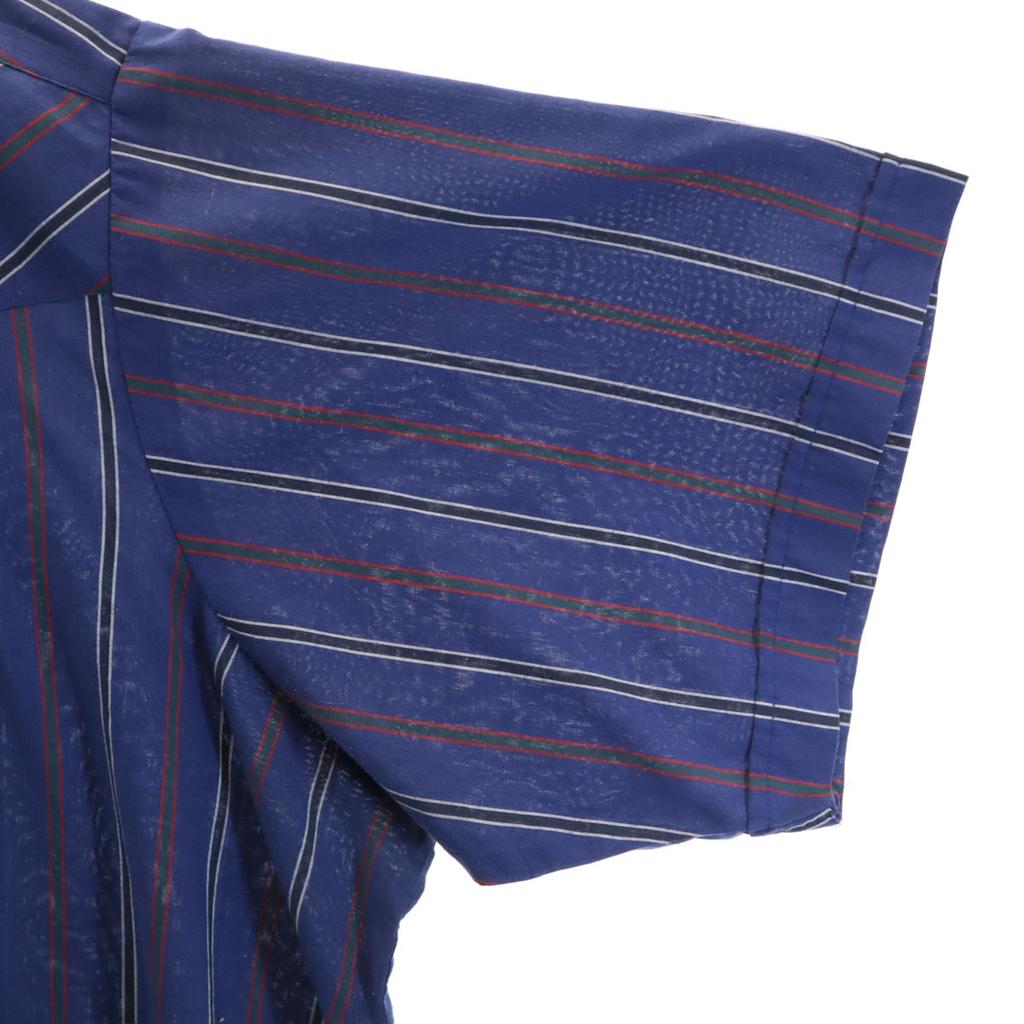 ELY CATTLEMAN 80s vintage Striped Pattern Short sleeve Western shirt Men's Used