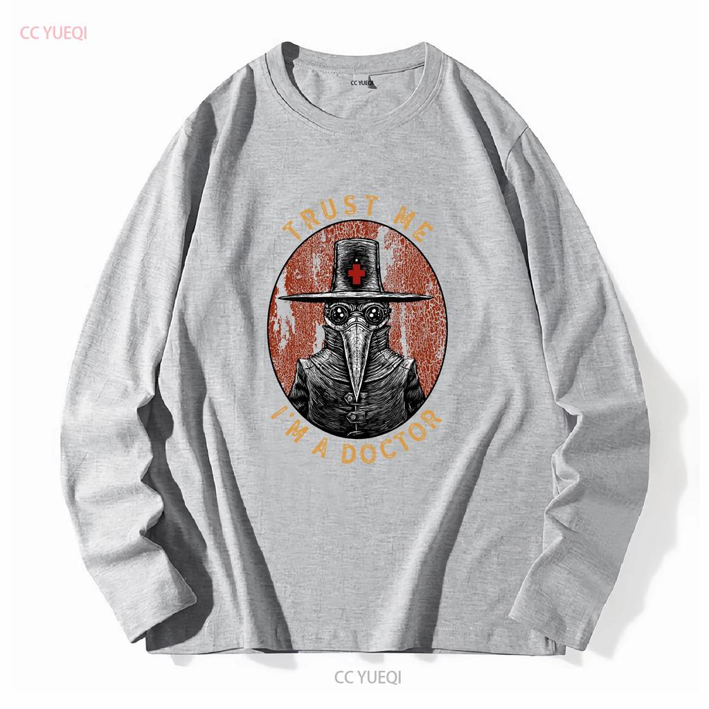 Humor Trust Me Im A Doctor T Shirt Men Cotton Funny Harajuku Short Slee long or sleeves vintage Washed Unisex Stretched