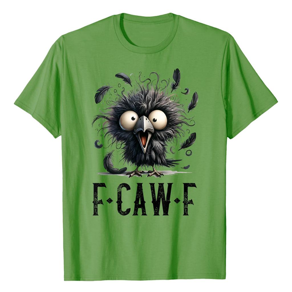 Funny F Caw F Chicken Rooster Cawing F-Caw-F Saying Pun T-Shirt