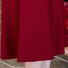 Paster Mother's Embroidered New Chinese Style French Midi Dress