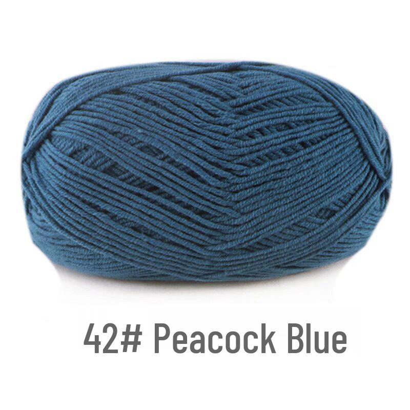 Su He 4-Strand Milk Cotton Combed Yarn for Hand-Knitting Baby Sweaters