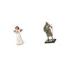 Cherub Knight Resin Figurine Sculpture for Living Room Entryway Desktop Ornament European Creative