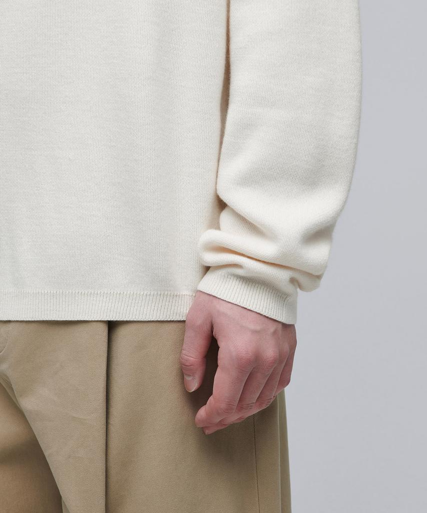 MUSINSA STANDARD Minimal Turtleneck Knit [Cream]