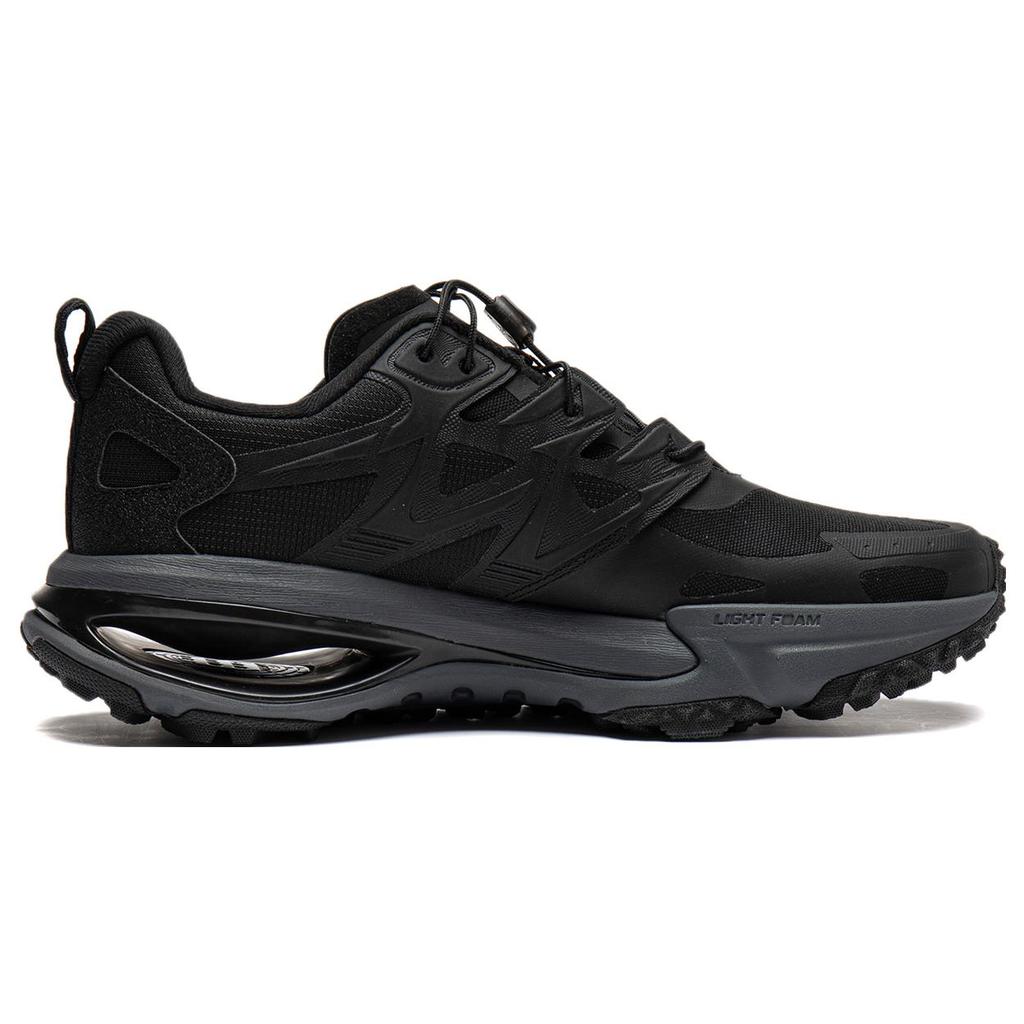 New LiNing Yijie Cushioning Anti Slip And Wear Resistant Low Top Running Shoes Men's Black ARNT005-1