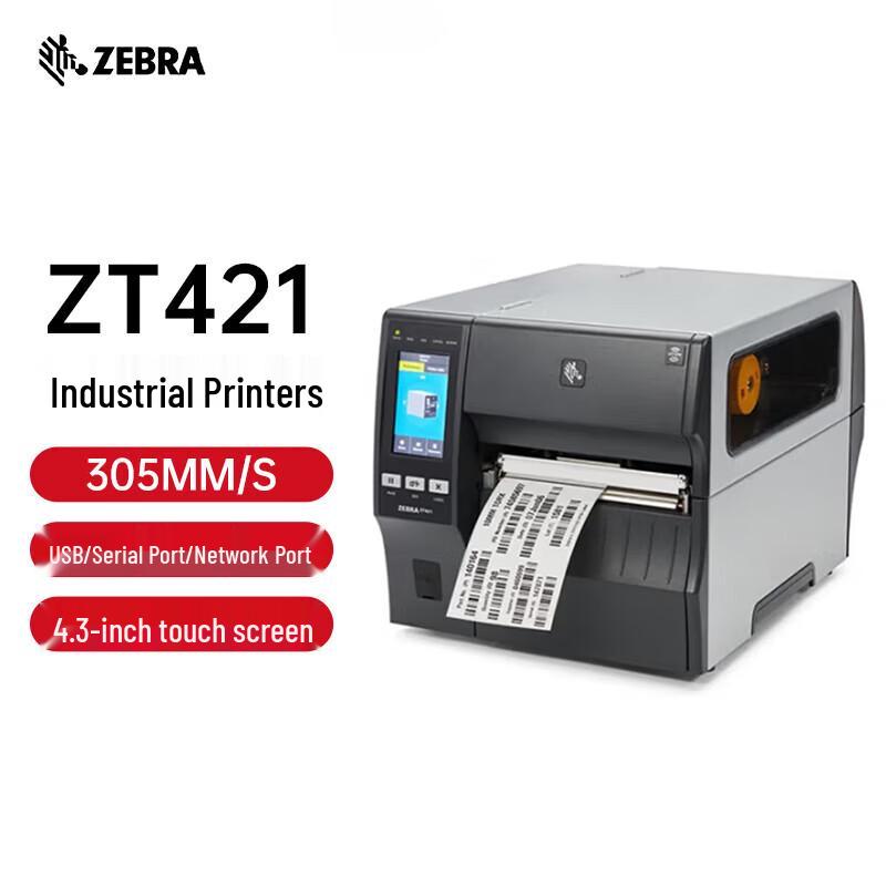 Zebra ZT421 Industrial Thermal Transfer Label Printer