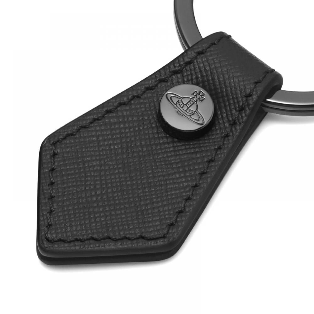 Vivienne Westwood 8203011ru Om0014 N401 Saffiano Gehämmert Gunmetal Orb Schlüsselanhänger