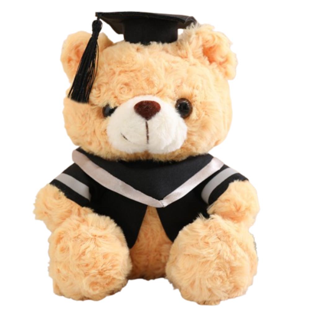 23/28cm Bachelor Bear Plush Toy Soft Bear Animal Doll Doctor Cap Graduation Bear Doll  Party Favors