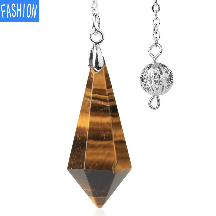 Hexagonal Smart Pendulum Pendant Natural Crystal Ornament Decoration