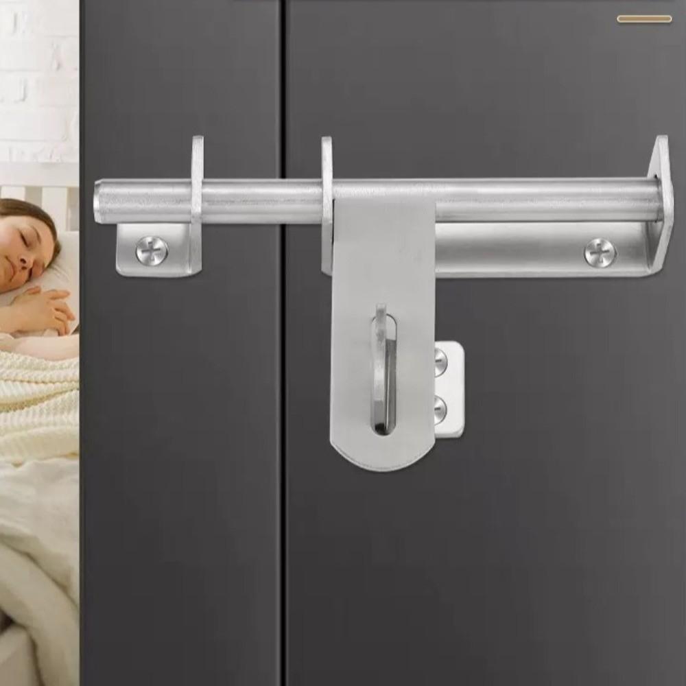 Diebstahlsichere Türschnalle Riegel Schwerlast Türschloss Schnalle Türriegel Falle Verschluss Schrank Fenster Tür