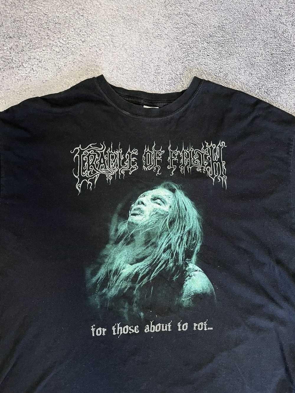 Винтажная черная хлопковая футболка унисекс Cradle Of Filth, черная, принт с одной стороны A618 S