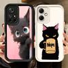 Phone Case for Xiaomi Redmi Note 15 14 13 Pro Plus Black Cat Cartoon Cute Shell 12S 11 11S 11T 5G 14S Soft Silicone Funda