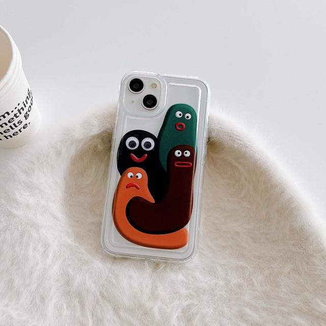 

Симпатичный глаз мультфильм смайлик счастливый противоударный силиконовый мягкий защитный чехол для телефона для Iphone 13 12 Promax 11 14 Pro Max задняя крышка For iphone 14promax