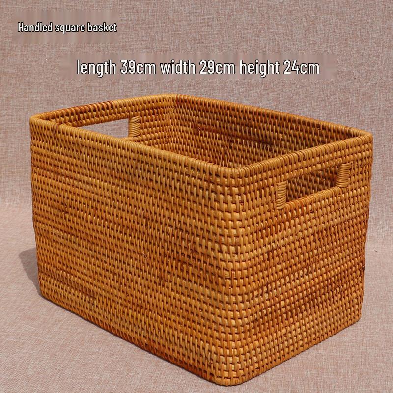 Корзина для хранения из ротанга