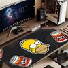Homer Simpson Art Mouse Pad, Large Gaming Desk Mat, Non-slip XXL Mousepad for Laptop & Tablet, Mini PC Playmat with Stitched Edges