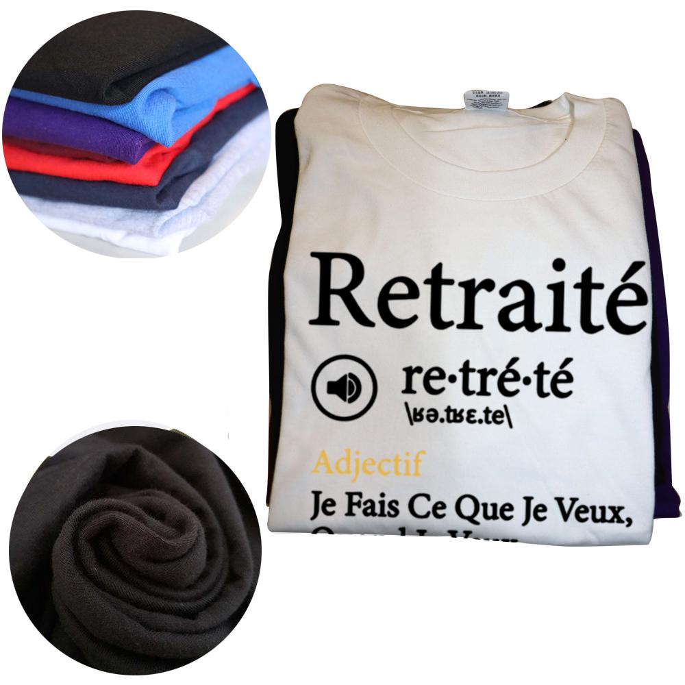 To już nie mój problem Emerytura 2024 Koszulka Śmieszny Francuski Humor Emerytowany Tata Prezent Topy 100% Bawełna Miękkie Unisex T-shirty