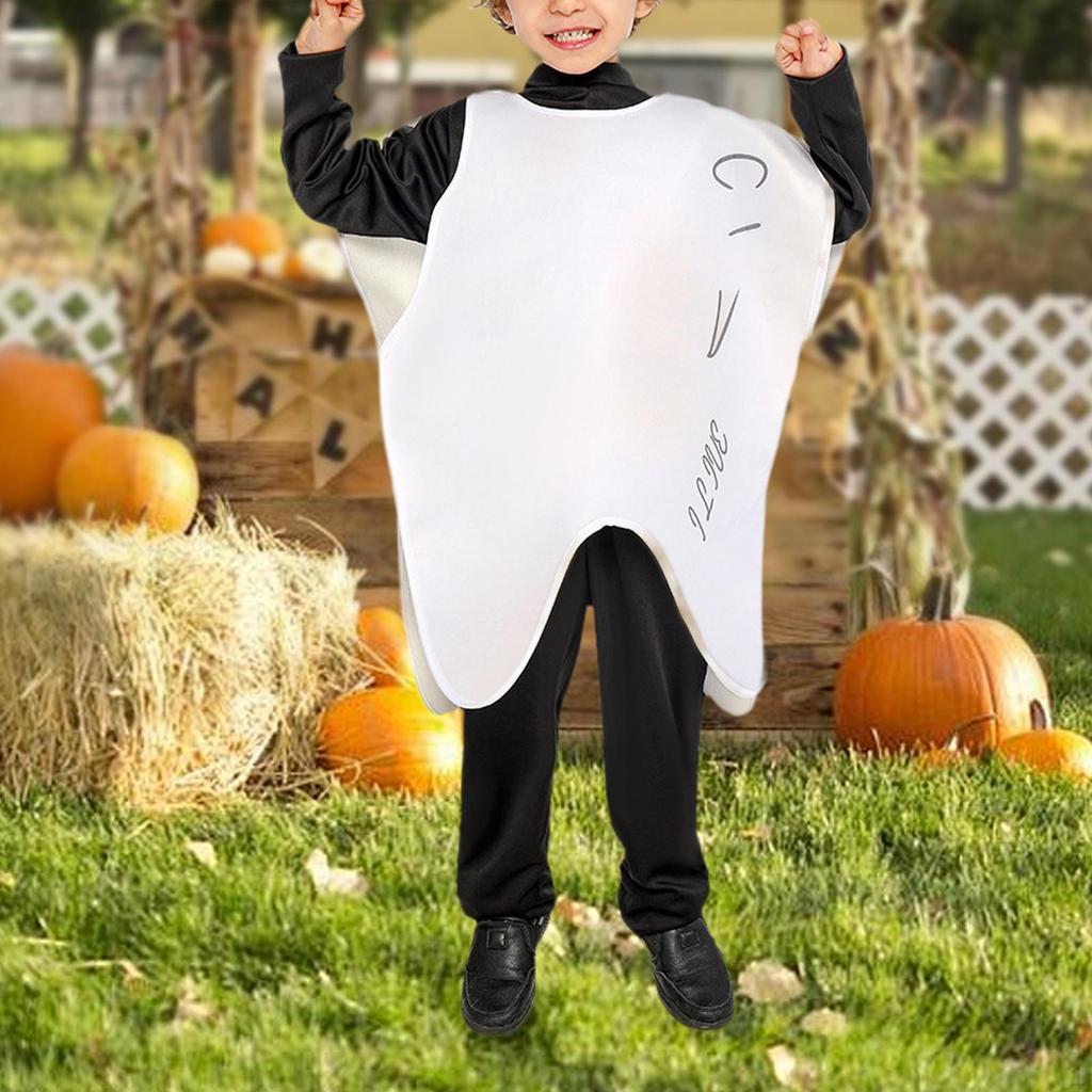 Kostým zubů pro děti Kreslený Neotřelý Halloweenský oděv na tématickou párty Karneval