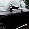 2 STKS Auto Vinyl Reflecterende Sticker Achteruitkijkspiegel Carrosserie Deur Decor Decal Voor Mitsubishi Ralliart Lancer EX Outlander 3 Pajero ASX