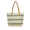 Ecofriendly Straw Tote Bag With Zipper Closure For Daily Use