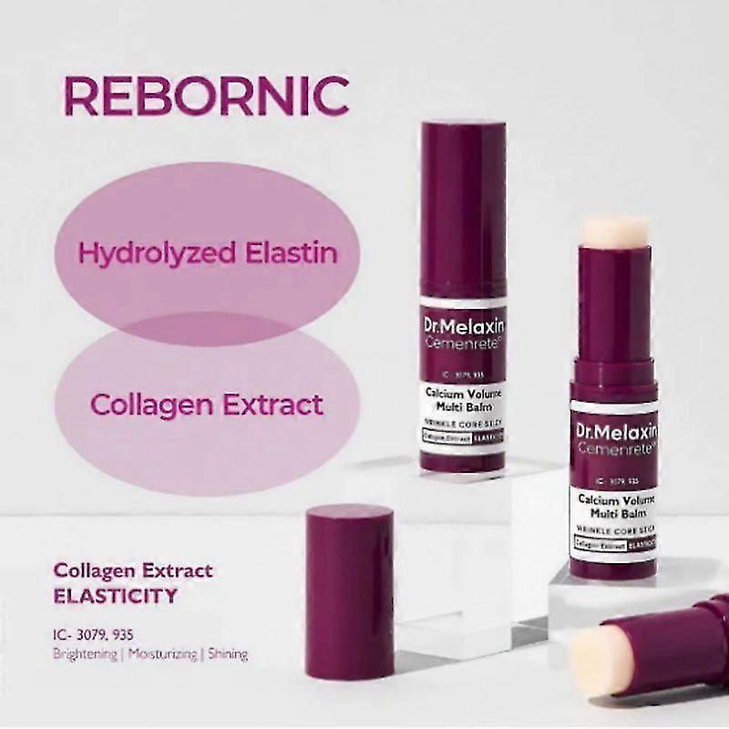 3X Dr.Melaxin Cemenrete Calcium Volume Multi Baume Stick Cœur Rides K-beauty