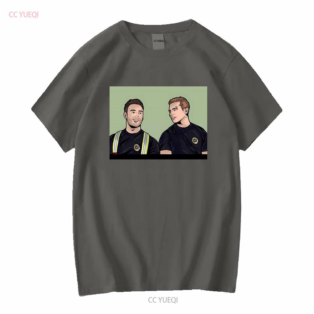 HOT SALE Buddie Evan Buck Buckley And Eddie Diaz Retro Vintage T Shirt S 5XL Vintage Washed Soft Graphic Streetwear Unisex