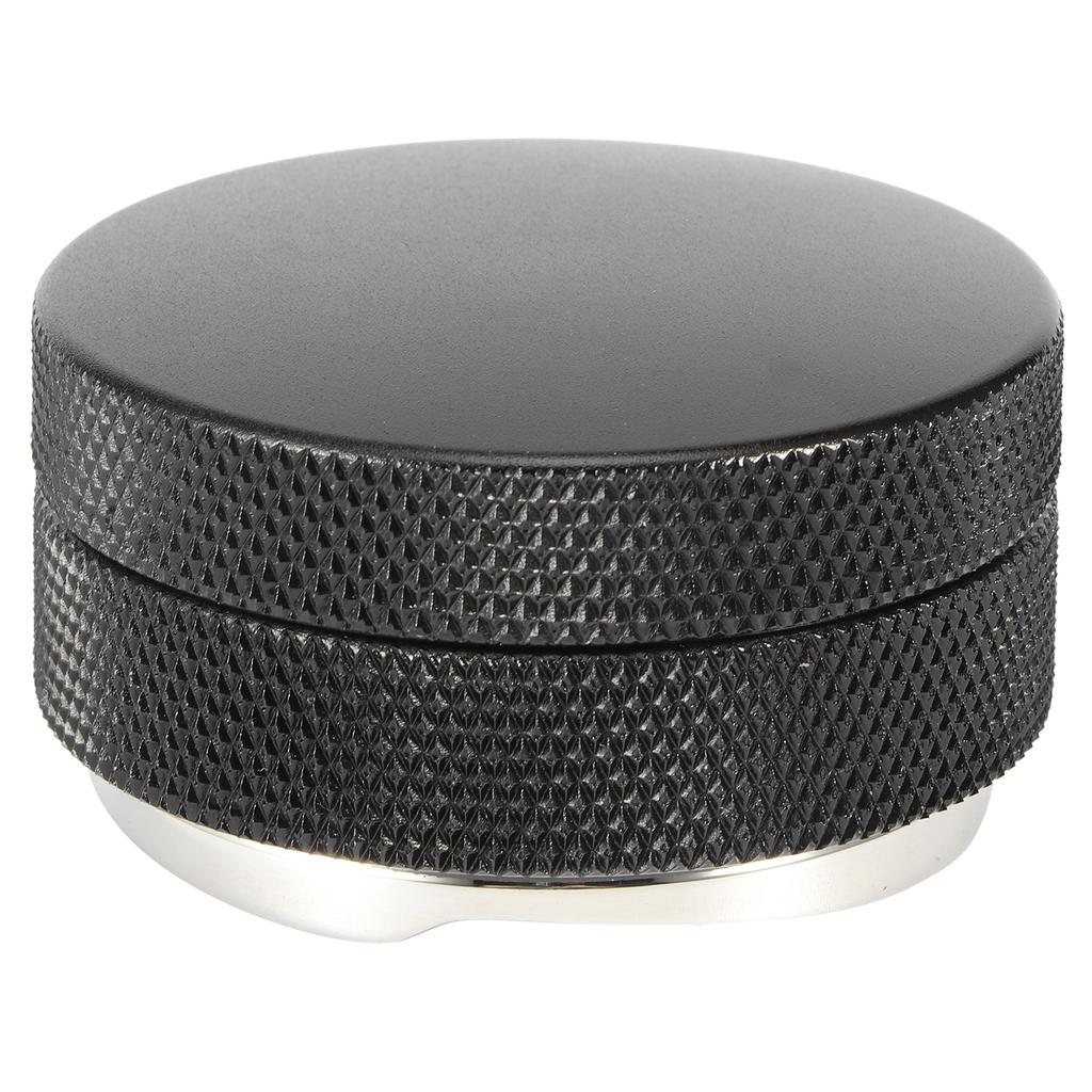 58mm Stainless Steel Coffee Tamper Powder Distributor Leveler Tool Adjustable Height with NonSlip Thread(4 Angled