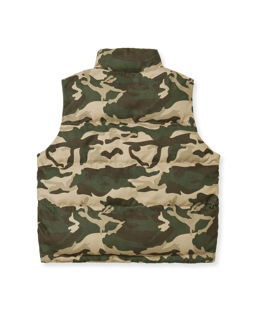 Brownbreath Tag Corduroy Camouflage Vest - Khaki