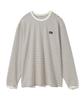 GARDEN EXPRESS Striped Long-Sleeve Tee (Ivory)